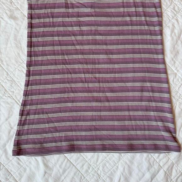Striped racer back tank top bixby nomad girls large 12 14 boho Summer rayon - Picture 3 of 8